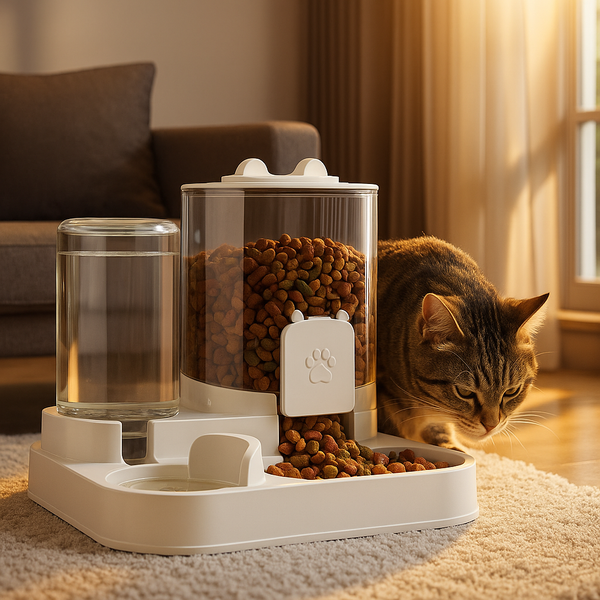 Distributeur Automatique Chiens & Chats – Nourriture + Eau