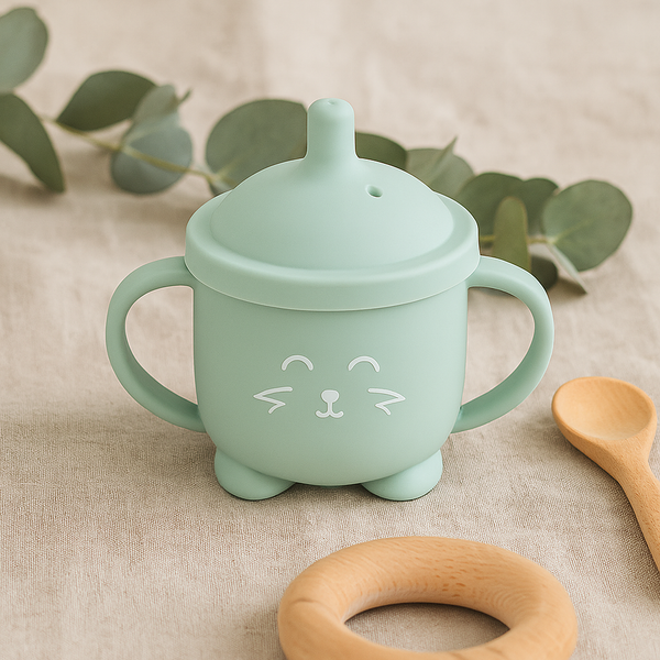 Gobelet avec paille pour bébé