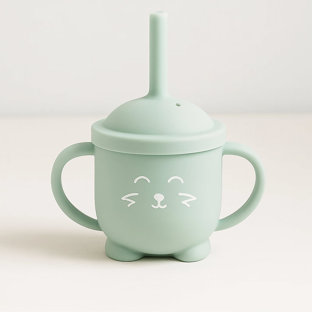 Gobelet avec paille pour bébé