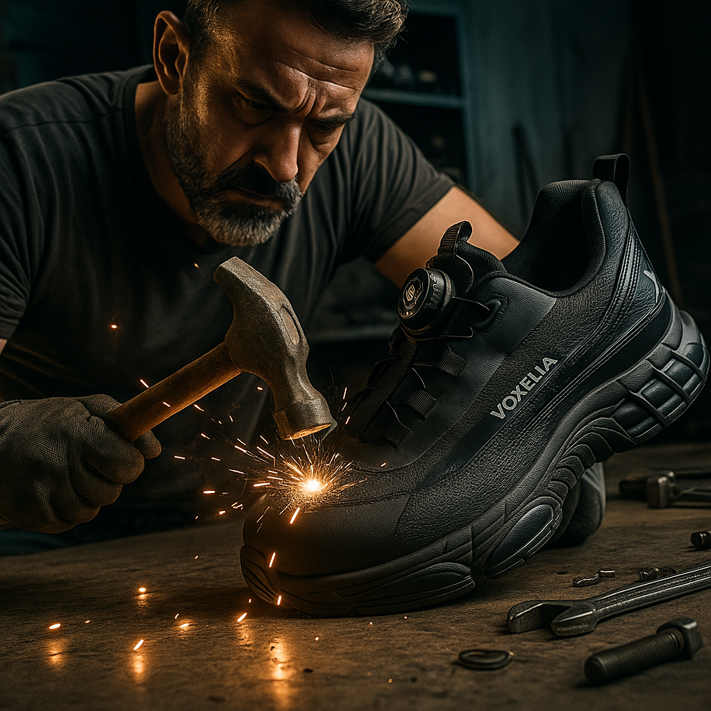 Chaussures de Sécurité Ultra-Résistantes à Lacet Rotatif
