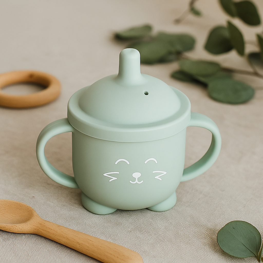 Gobelet avec paille pour bébé