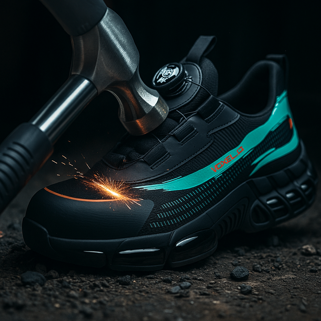 Chaussures de Sécurité Ultra-Résistantes à Lacet Rotatif