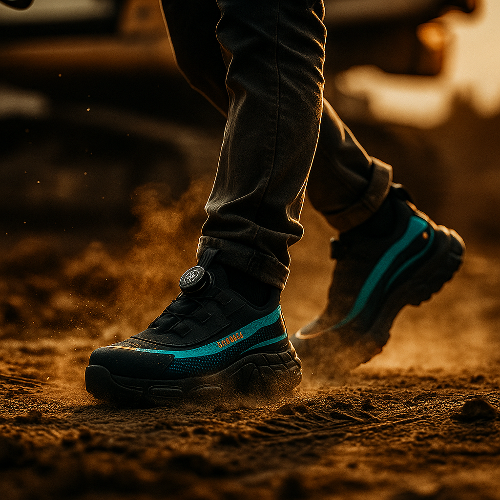 Chaussures de Sécurité Ultra-Résistantes à Lacet Rotatif