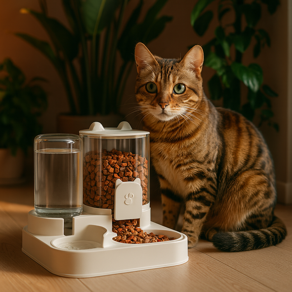 Distributeur Automatique Chiens & Chats – Nourriture + Eau