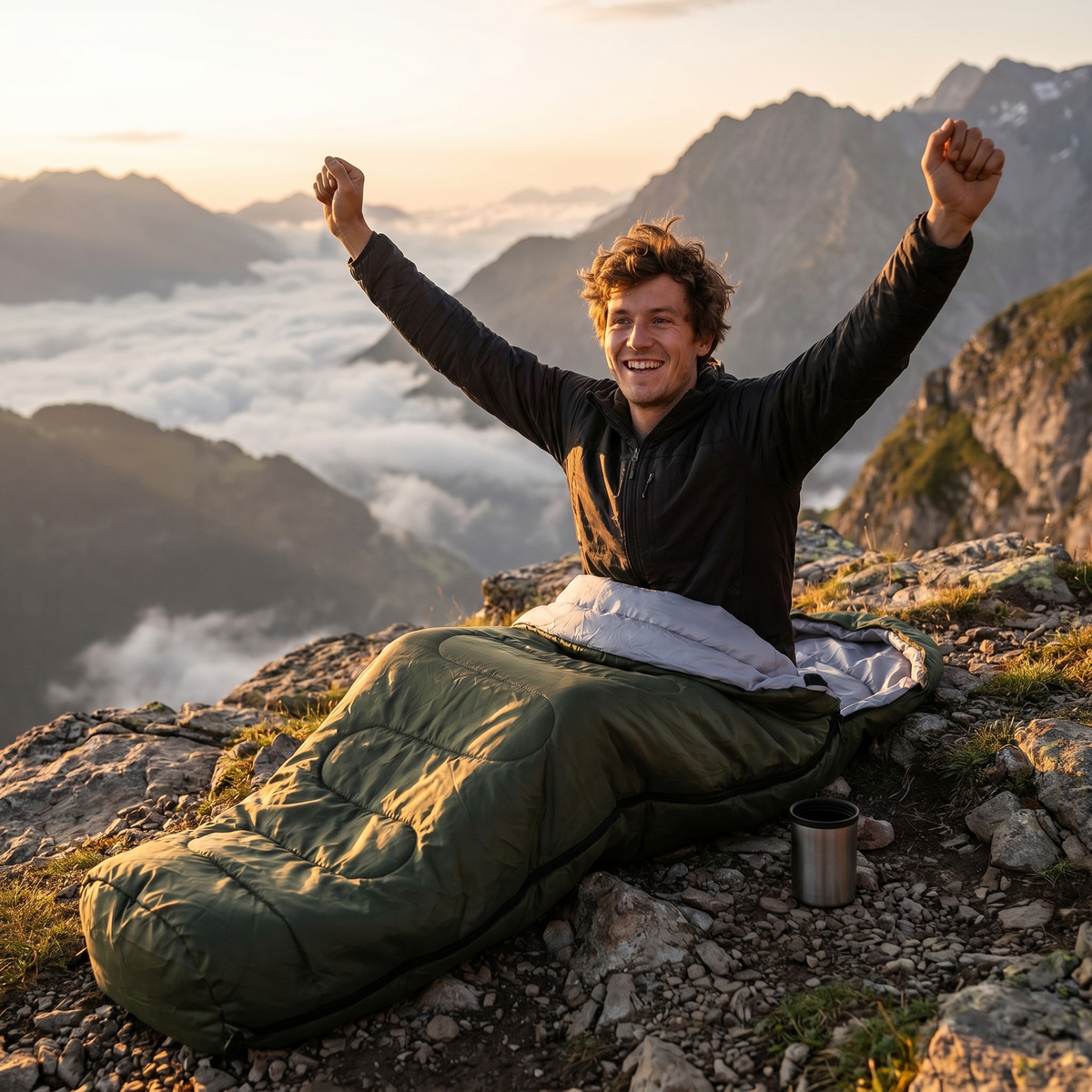 Sac de Couchage Léger — Camping & Randonnée Été