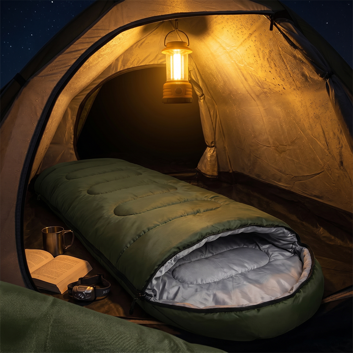 Sac de Couchage Léger — Camping & Randonnée Été