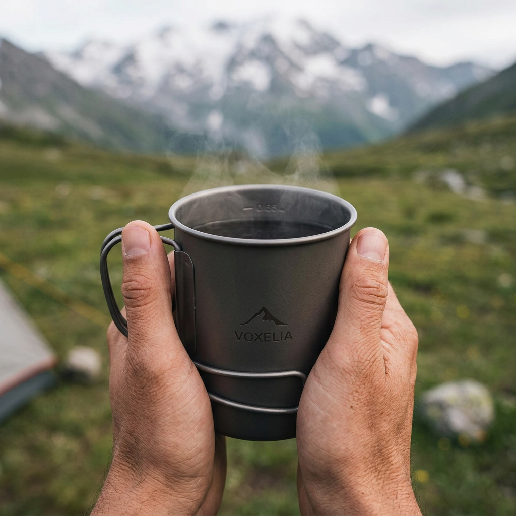 Popote Camping Ultralight Titane — Kit Cuisine Randonnée & Bivouac