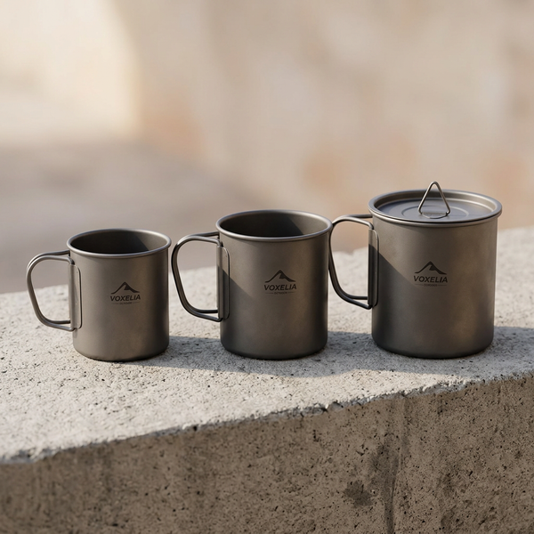 Popote Camping Ultralight Titane — Kit Cuisine Randonnée & Bivouac