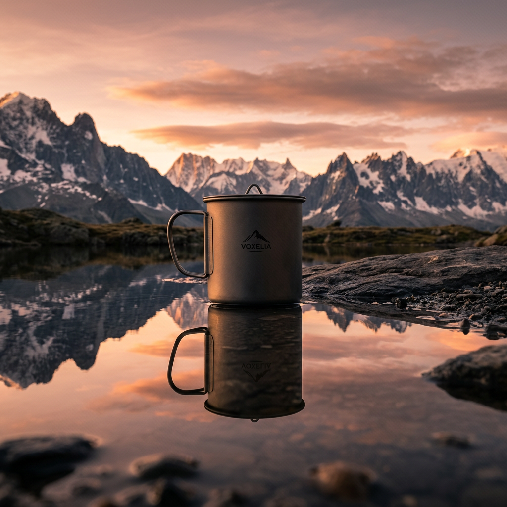 Popote Camping Ultralight Titane — Kit Cuisine Randonnée & Bivouac
