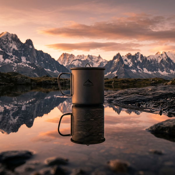 Popote Camping Ultralight Titane — Kit Cuisine Randonnée & Bivouac