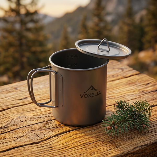 Popote Camping Ultralight Titane — Kit Cuisine Randonnée & Bivouac