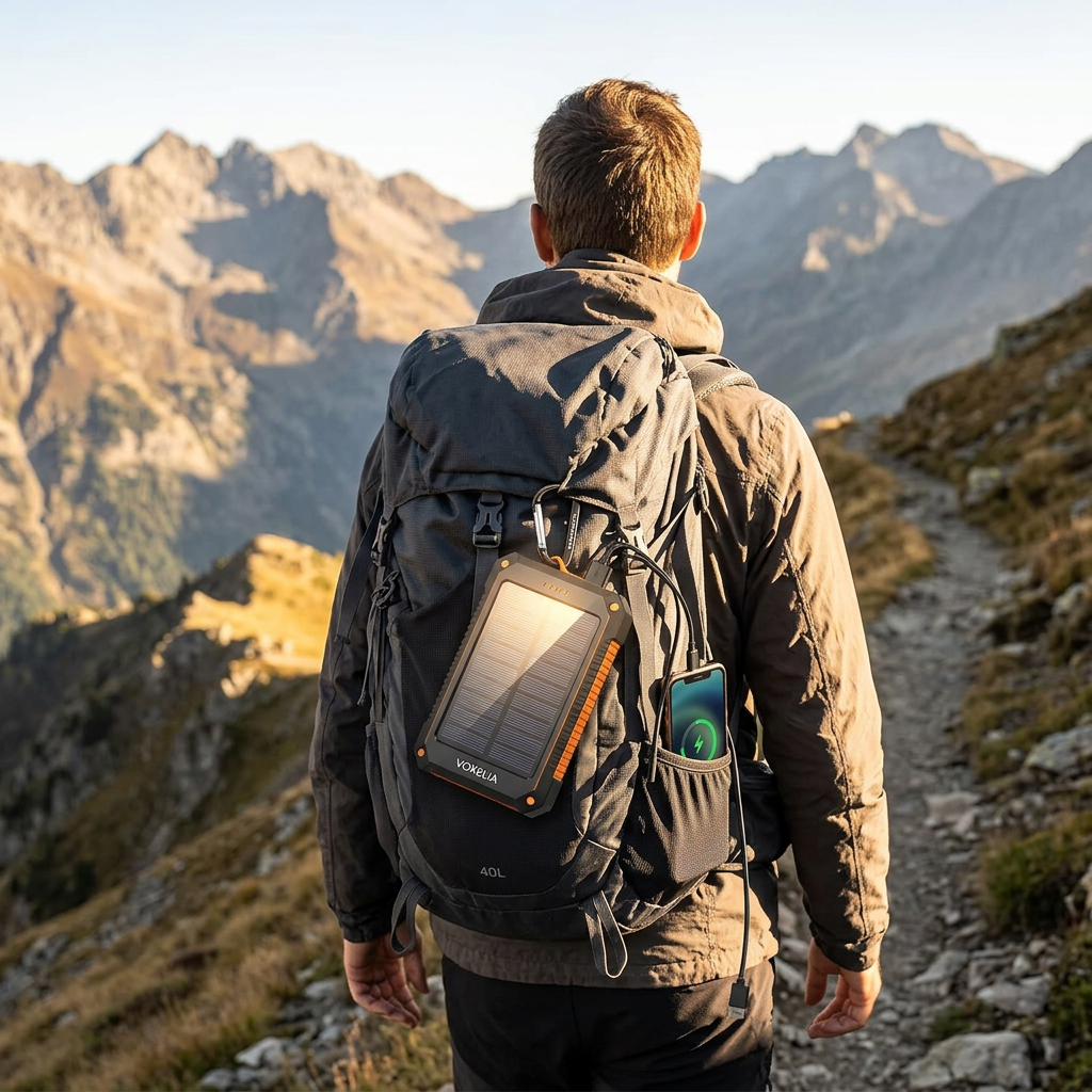 Batterie Solaire Portable — 10 000 · 30 000 · 50 000mAh