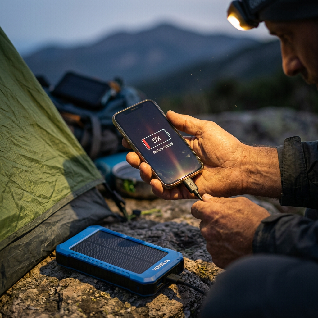 Batterie Solaire Portable — 10 000 · 30 000 · 50 000mAh