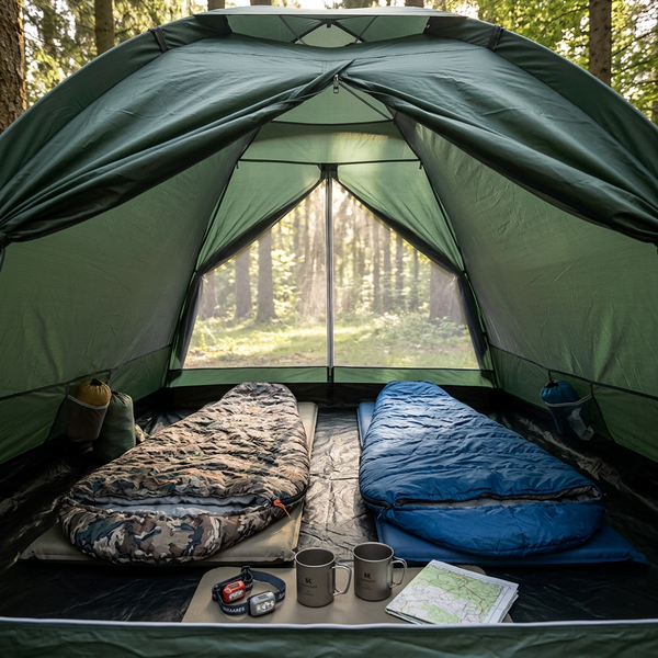 Tente de Camping 2 Personnes — Légère & Montage Rapide