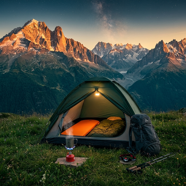 Tente de Camping 2 Personnes — Légère & Montage Rapide