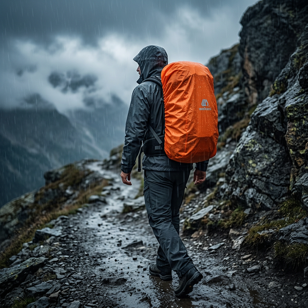 Sac à Dos Trekking 60L Imperméable — Housse de Pluie Incluse