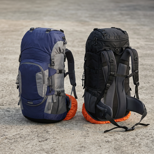 Sac à Dos Trekking 60L Imperméable — Housse de Pluie Incluse