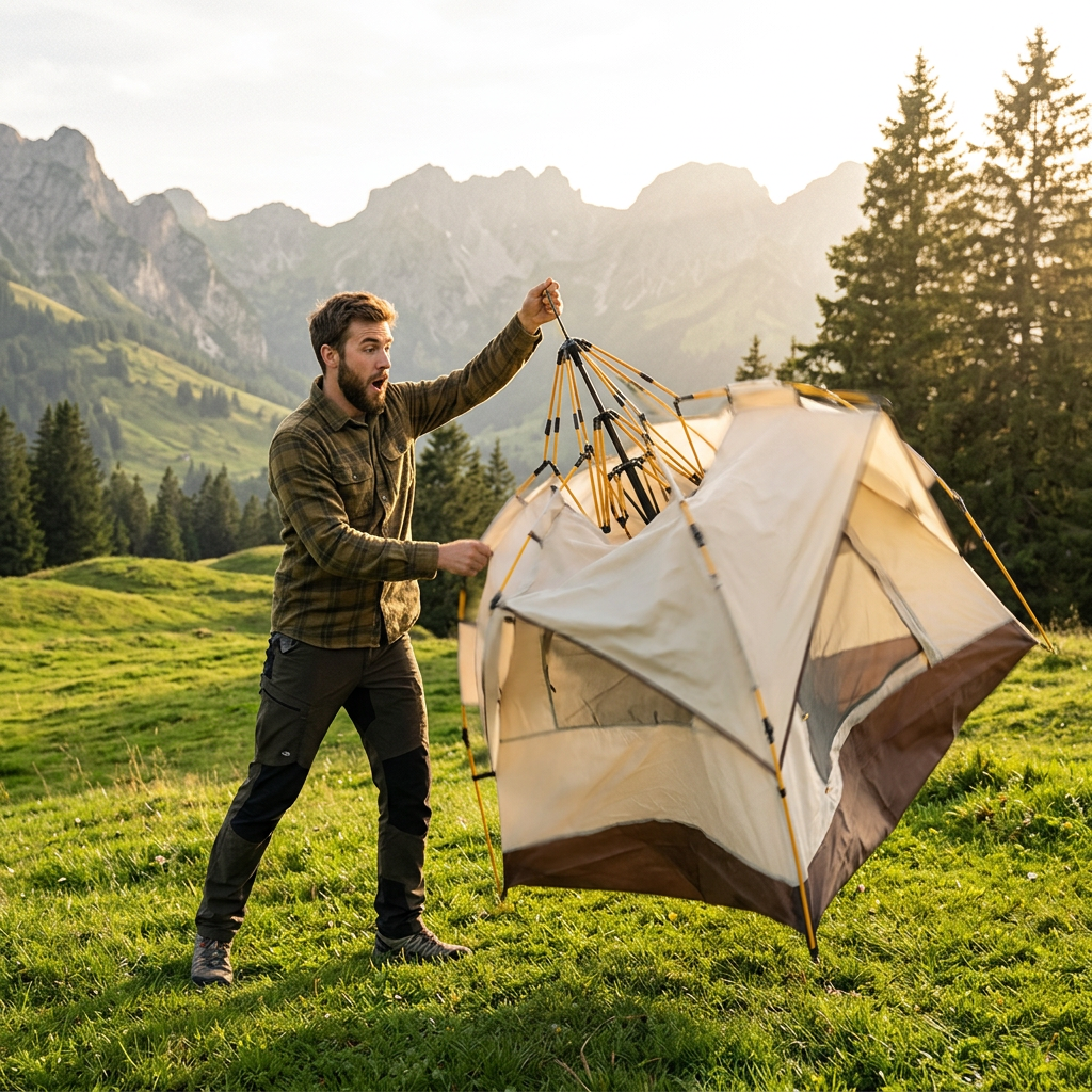 Tente de Camping Automatique — Montage en 3 Secondes
