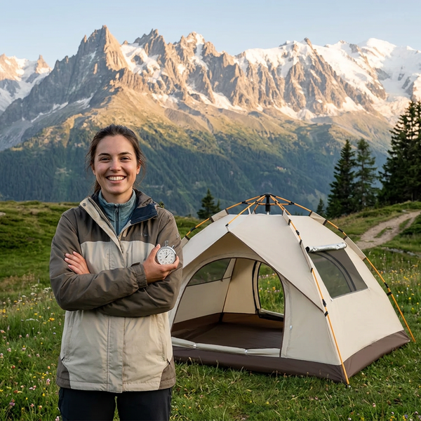 Tente de Camping Automatique — Montage en 3 Secondes