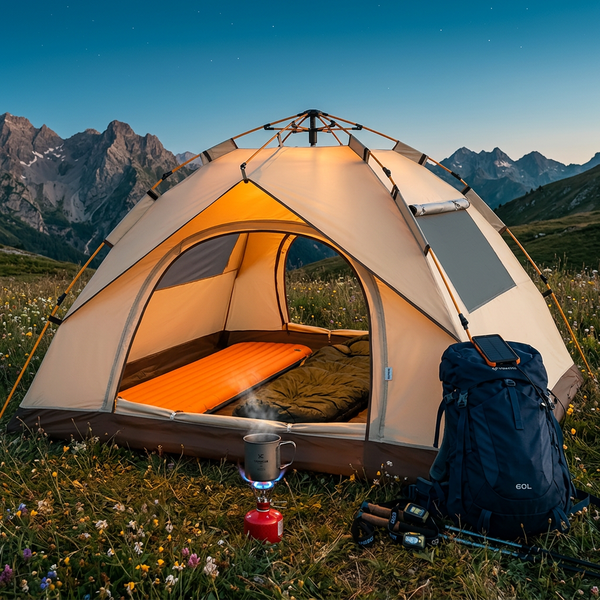 Tente de Camping Automatique — Montage en 3 Secondes